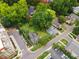 Property surrounded by mature trees, close to other homes at 810 Brooklyn St, Raleigh, NC 27605