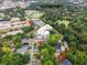 Aerial view showing home's proximity to Fletcher Park and a school at 810 Brooklyn St, Raleigh, NC 27605
