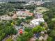 Aerial view highlighting the home's location in proximity to Village District and Broughton Fields at 810 Brooklyn St, Raleigh, NC 27605