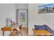 Bright home office space with a wooden desk, chair, and built-in window seat at 810 Brooklyn St, Raleigh, NC 27605