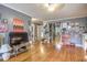 Spacious living area featuring hardwood floors at 810 Brooklyn St, Raleigh, NC 27605
