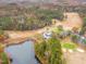 Aerial view of Siler City Country Club and golf course at 191 Pine Lake Dr, Siler City, NC 27344