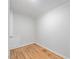 Small bedroom with hardwood floors and neutral walls at 191 Pine Lake Dr, Siler City, NC 27344
