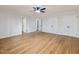 Spacious bedroom with hardwood floors and ample closet space at 191 Pine Lake Dr, Siler City, NC 27344