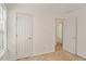 Bedroom with two entry doors at 204 Barbour Rd, Smithfield, NC 27577