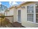 Exterior view with deck and siding at 204 Barbour Rd, Smithfield, NC 27577