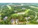 Elevated view of a homesite amongst other houses at 45 Quail Pt, Pittsboro, NC 27312