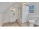 Bathroom with shower, toilet, and vanity at 101 Creekside Dr, Selma, NC 27576