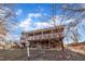 House exterior showcasing two-story home and deck at 101 Creekside Dr, Selma, NC 27576