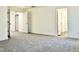 Spacious bedroom with carpet flooring and access to other rooms at 121 Blackthorn Ln, Angier, NC 27501