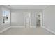 Bright bedroom with window and access to closet and bathroom at 235 Cottage Way, Pittsboro, NC 27312