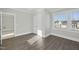 Bright bedroom with hardwood floors and spacious closet at 235 Cottage Way, Pittsboro, NC 27312