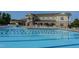 Resort-style pool with lap lanes and water slide at 259 Whitley Ridge Dr, Clayton, NC 27527