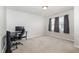 Home office with hardwood floors and window coverings at , Durham, NC 27703