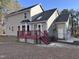 Two-story house with attached garage and backyard deck at 106 Bradley Dr, Benson, NC 27504