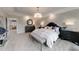 Luxurious main bedroom with a king-size bed, and plenty of natural light at 111 E Fountainhead Ln # 154, Garner, NC 27529