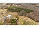 Aerial view of property showing home and large lot at 2726 Bellemont Alamance Rd, Burlington, NC 27215