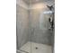 Large walk-in shower with glass enclosure and modern tile at 490 Mallard Loop Dr, Clayton, NC 27527