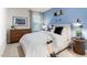 Bright bedroom with a comfortable bed and stylish decor at 5512 Henley Ridge Dr # 191, Graham, NC 27253