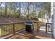 Deck with built-in grill at 6000 Clare Ct, Raleigh, NC 27609