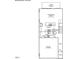 First floor plan showcasing a Gathering room, kitchen, garage, and patio at 1012 Westerland Way # 201, Durham, NC 27703