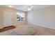 Spacious living room with carpeted floors and neutral walls at 1732 Great Bend Dr, Durham, NC 27704