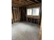 Unfinished interior with exposed framing at 300 Loop Rd, Garner, NC 27529