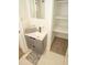 Bathroom with floating vanity and shelving at 421 S Morgan St, Roxboro, NC 27573
