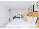Spacious main bedroom with a king-size bed and stylish decor at 507 Fife Ct, Gibsonville, NC 27249