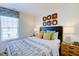 Spacious bedroom with a king-size bed and stylish decor at 507 Fife Ct, Gibsonville, NC 27249