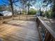 View from the deck showcasing the backyard at 603 Forest Dr, Garner, NC 27529