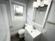Clean bathroom, featuring a vanity and bathtub at 603 Forest Dr, Garner, NC 27529
