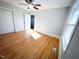 Bright bedroom with hardwood floors and spacious closet at 603 Forest Dr, Garner, NC 27529