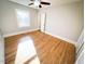 Bedroom with hardwood floors and lots of natural light at 603 Forest Dr, Garner, NC 27529