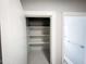 Neat closet with three shelves for storage at 603 Forest Dr, Garner, NC 27529