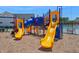 Community playground with slides and climbing structures for  at 612 Emerald Bay Cir, Raleigh, NC 27610