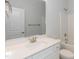 Bathroom with vanity, toilet, and tub at 152 Northwood Dr, Fuquay Varina, NC 27526