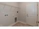 Laundry room with shelving and hookups at 152 Northwood Dr, Fuquay Varina, NC 27526