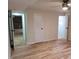 Bright bedroom with hardwood floors and closets at 1815 Bethlehem Rd, Rocky Mount, NC 27803