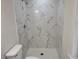 Stand-up shower with marble-style tile at 1815 Bethlehem Rd, Rocky Mount, NC 27803