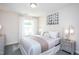 Charming bedroom with window, and comfortable bed and nightstands at 393 Fosterton Cottage Way, Raleigh, NC 27603