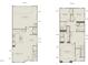Two-story floor plan featuring a 2-car garage, 3 bedrooms, and open living areas at 393 Fosterton Cottage Way, Raleigh, NC 27603