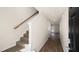 Bright entryway with staircase and wood-look floors at 511 Fife Ct., Gibsonville, NC 27249