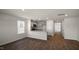 Modern kitchen features granite countertops and stainless steel appliances at 514 Fife Ct, Gibsonville, NC 27249