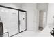 Clean bathroom with walk-in shower and built-in bench at 700 Portia Way, Homesite 17, Morrisville, NC 27560