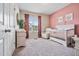 Charming Bedroom with crib and accent wall at 1145 Epiphany Rd, Morrisville, NC 27560