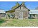 Rustic wooden barn with golf cart parked beside it at 144G Celebrity Dairy Way, Siler City, NC 27344