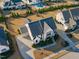 Aerial view of a house and surrounding neighborhood at 1816 Center Ridge Dr, Apex, NC 27502