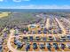 Aerial view of a residential community at 232 Crane Way, Bunnlevel, NC 28323