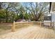 New deck overlooks a spacious backyard at 308 Cherry Grove St, Durham, NC 27703